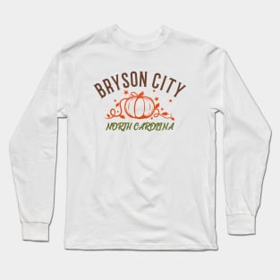 Bryson City, North Carolina Fall Long Sleeve T-Shirt